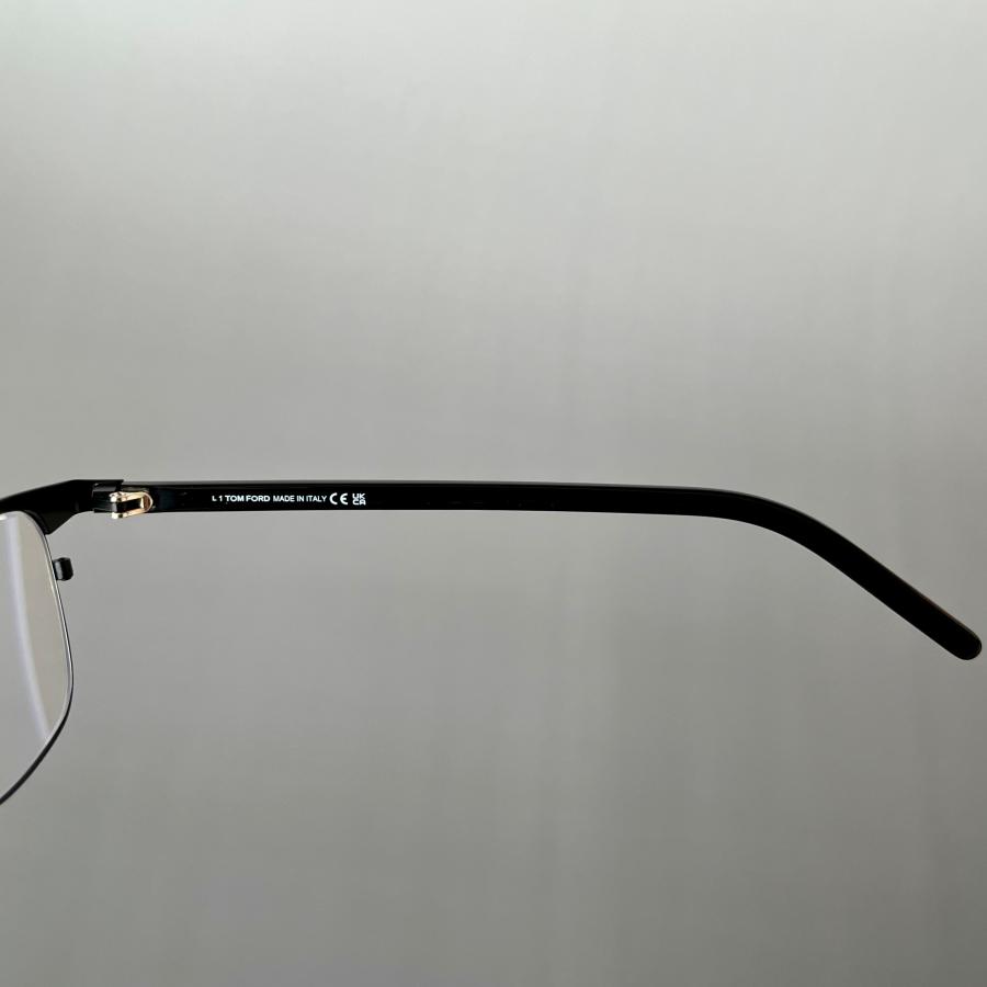 【並行輸入品】トムフォード メガネ TOM FORD サーモント ブロー FT5854 眼鏡 ブラック ゴールド 黒 金 男女兼用 ブルーライトカット メタル 希少フレーム_7