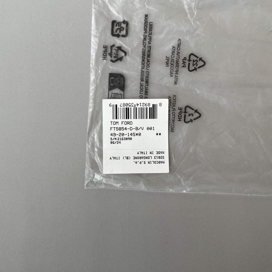 【並行輸入品】トムフォード メガネ TOM FORD サーモント ブロー FT5854 眼鏡 ブラック ゴールド 黒 金 男女兼用 ブルーライトカット メタル 希少フレーム_9