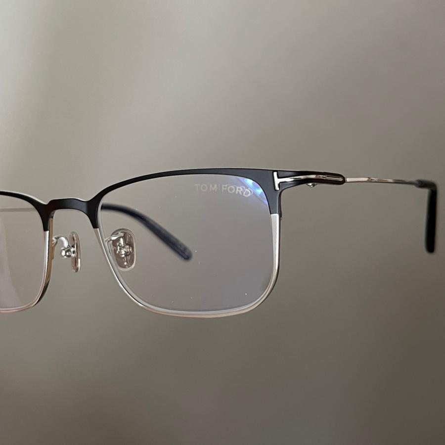 トムフォード メガネ メタル ブラック シルバー 黒 銀 日本製 チタン 軽量 TOM FORD EYEWEAR 【並行輸入品】トムフォード メガネ 眼鏡 FT5929