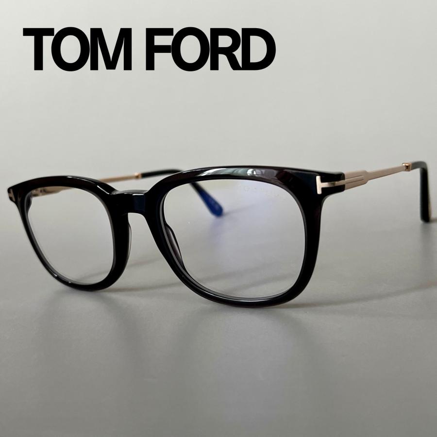 トムフォード メガネ ブラック ゴールド ウェリントン 眼鏡 日本未発売 黒 金 TOM FORD EYEWEAR 【並行輸入品】トムフォード メガネ ブラック