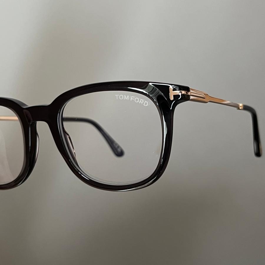 トムフォード メガネ ブラック ゴールド ウェリントン 眼鏡 日本未発売 黒 金 TOM FORD EYEWEAR 【並行輸入品】トムフォード メガネ ブラック