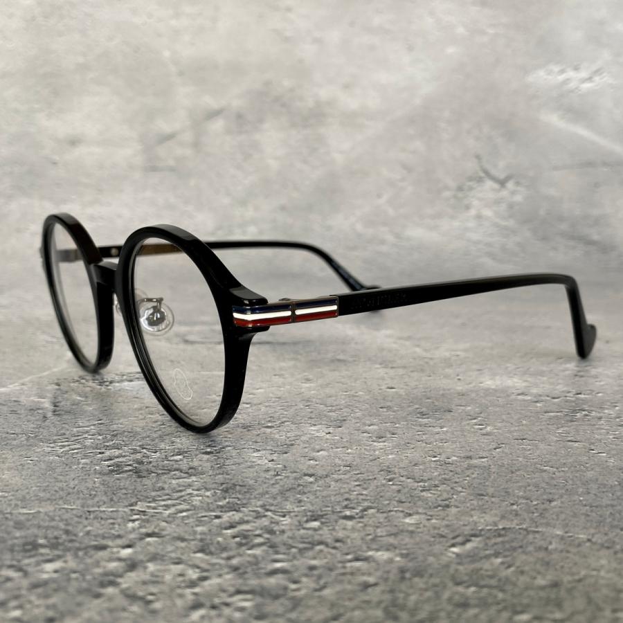 MONCLER（モンクレール） メガネ ラウンド ブラック 新品 めがね 眼鏡