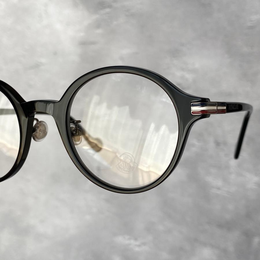 MONCLER（モンクレール） メガネ ラウンド ブラック 新品 めがね 眼鏡