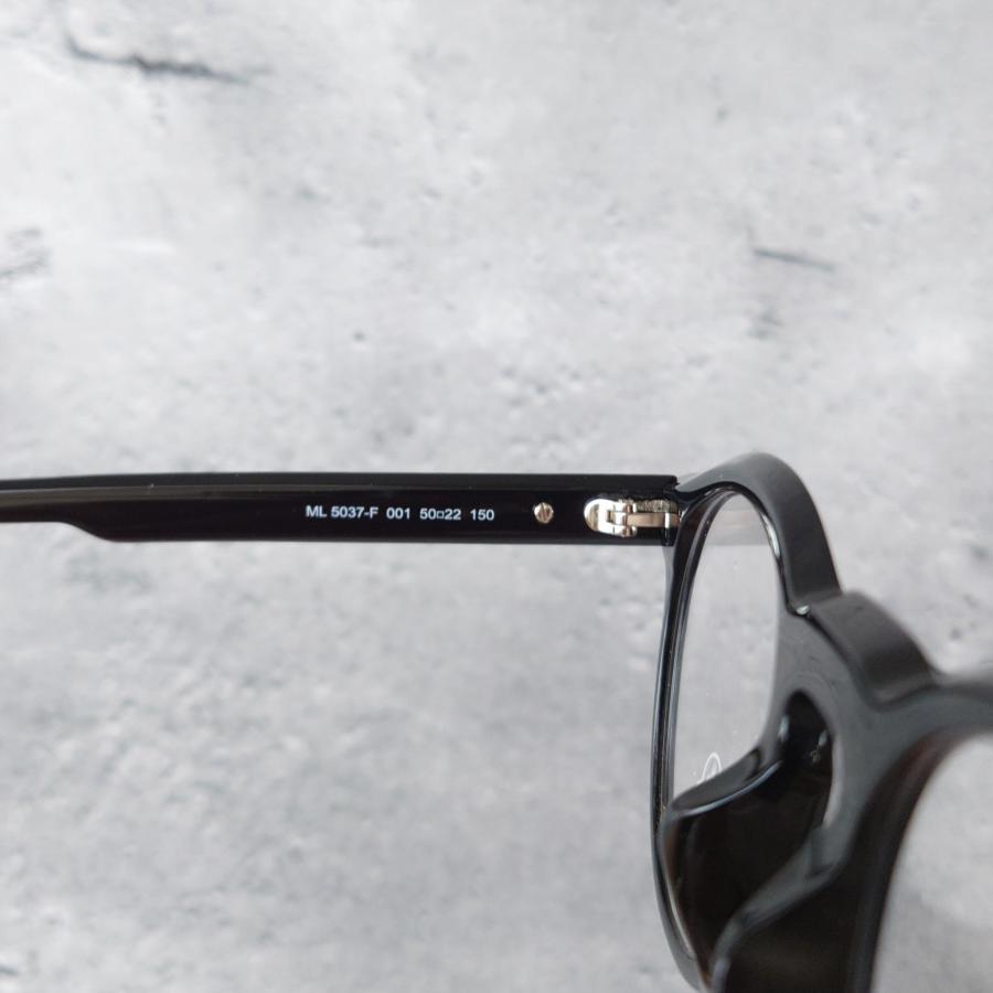 MONCLER（モンクレール） メガネ ラウンド ブラック 新品 アジアン