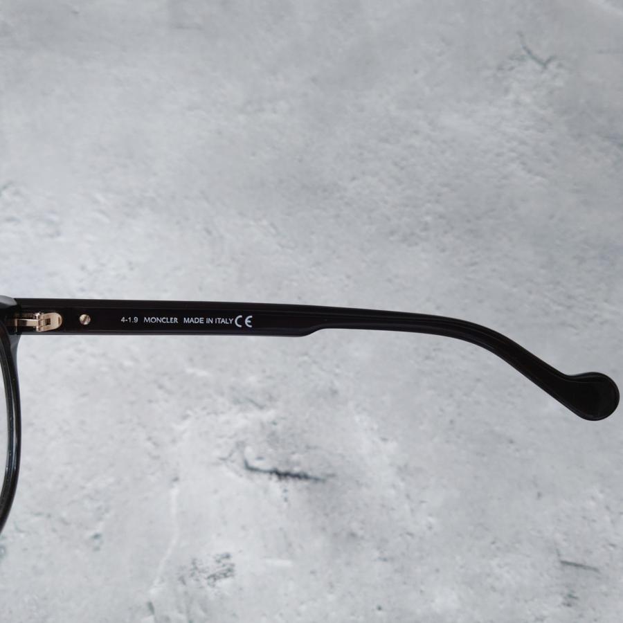 MONCLER（モンクレール） メガネ ラウンド ブラック 新品 アジアン
