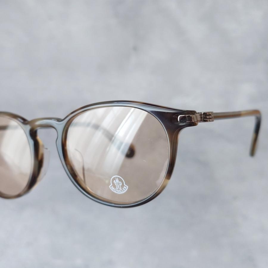 MONCLER（モンクレール） メガネ ラウンド ハバナ 新品 めがね 眼鏡
