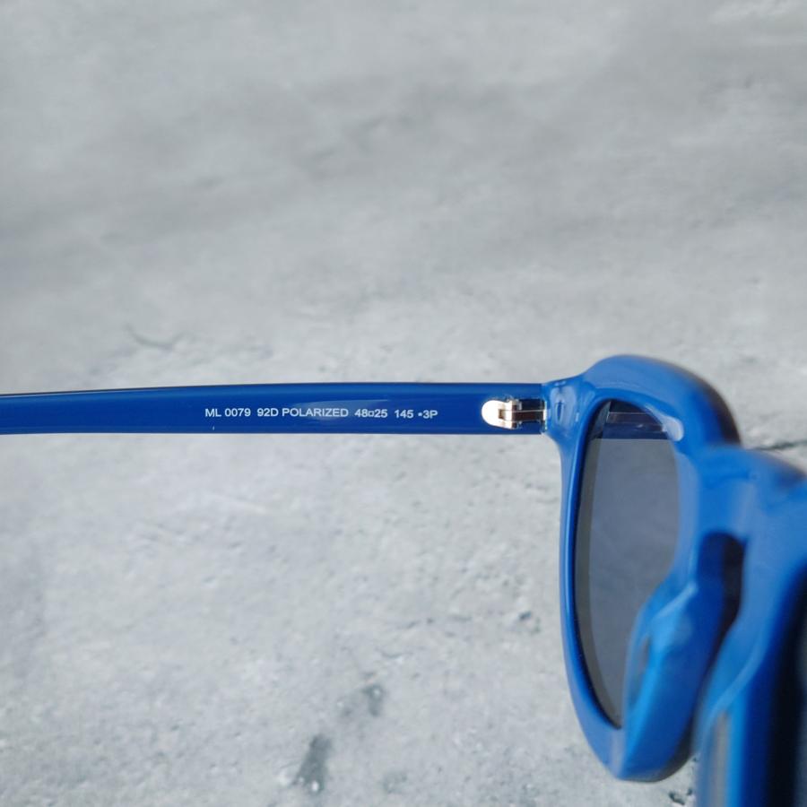 最終値下げ MONCLER ブルーレンズ サングラス MONCLER (モンクレール) ブルーレンズ ウェリントン サングラス