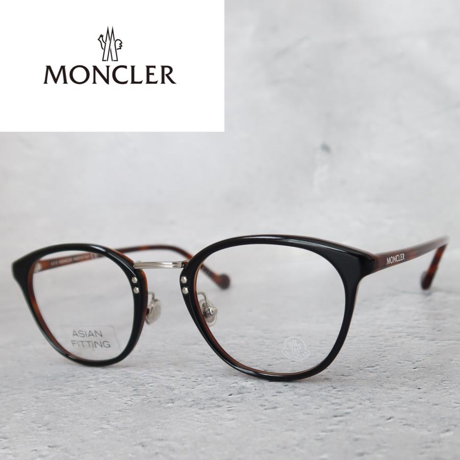 MONCLER（モンクレール） メガネ ボストン ブラック ブラウン 新品