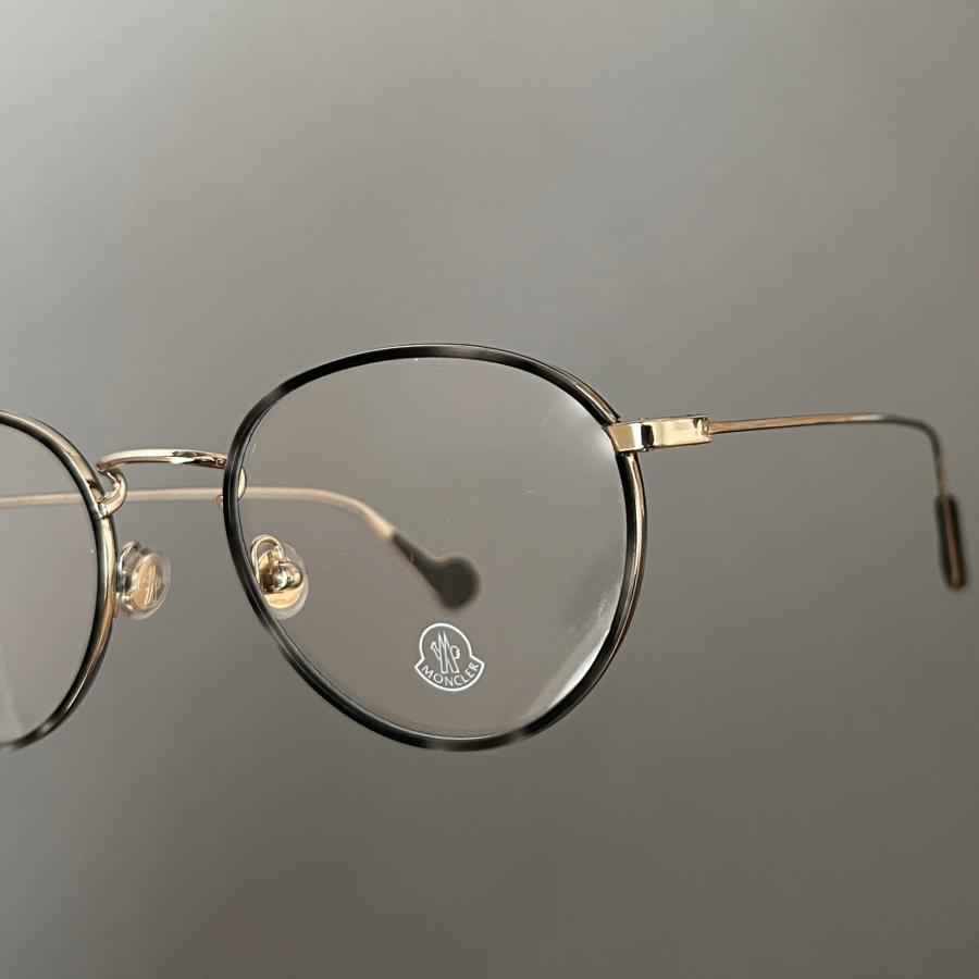 モンクレール メガネ オーバル ブラウン ゴールド 金 高品質 メタル おしゃれ MONCLER（モンクレール） メガネ ML5110 メンズ レディース オーバル