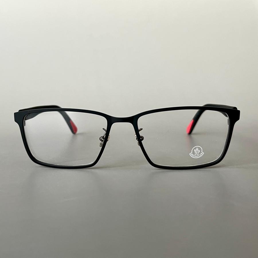 MONCLER（モンクレール） メガネ ML5163 スクエア マットブラック 新品 
