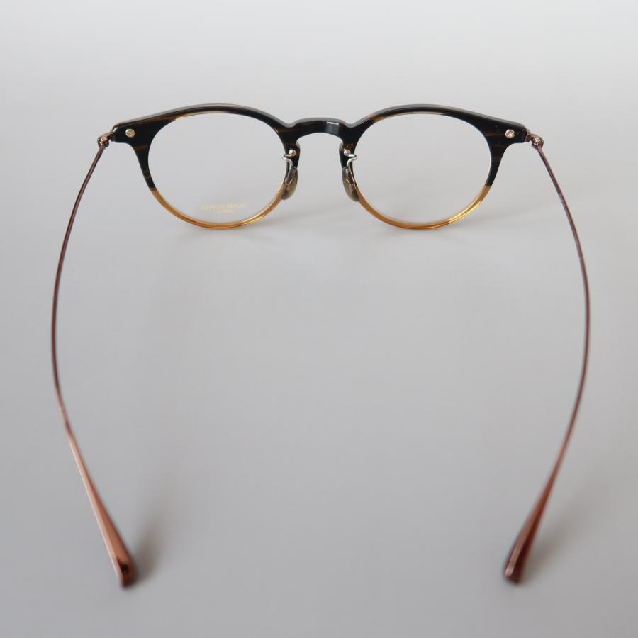 メガネ Oliver Peoples オリバーピープルズ ボストン ハバナ 新品 ビンテージ チタン 日本製 眼鏡 キーホールブリッジ