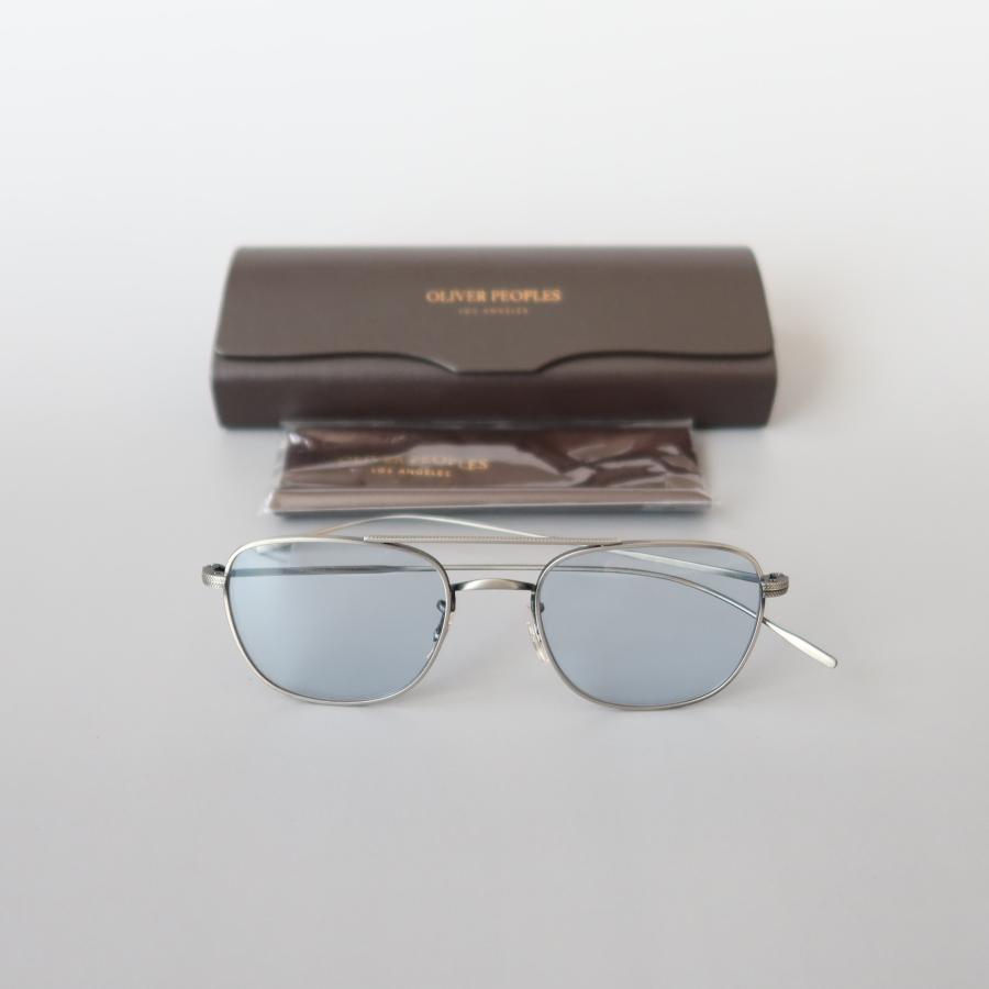 サングラス Oliver Peoples オリバーピープルズ ティアドロップ 新品 ツーブリッジ ピューター ガンメタル ブルー メタル パイロット OV1238｜luxoptikototo-ya｜02