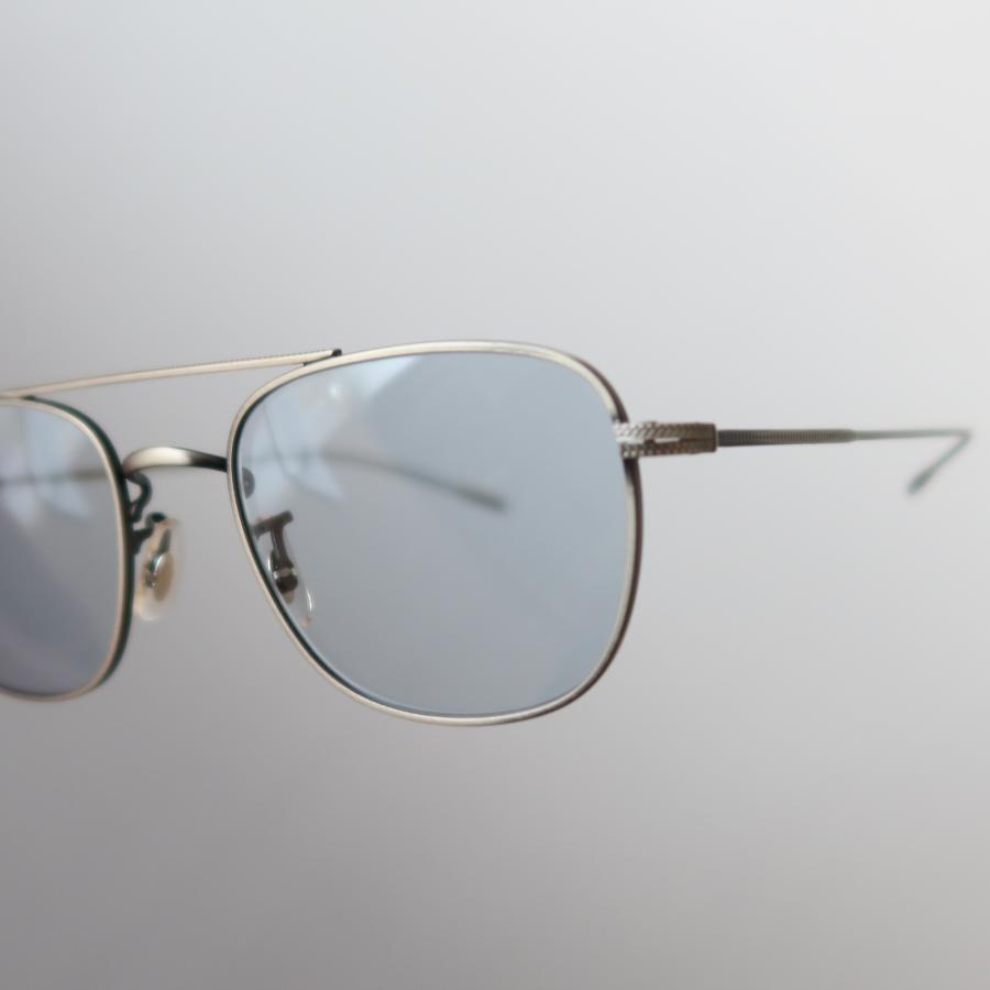 サングラス Oliver Peoples オリバーピープルズ ティアドロップ 新品 ツーブリッジ ピューター ガンメタル ブルー メタル パイロット OV1238｜luxoptikototo-ya｜09