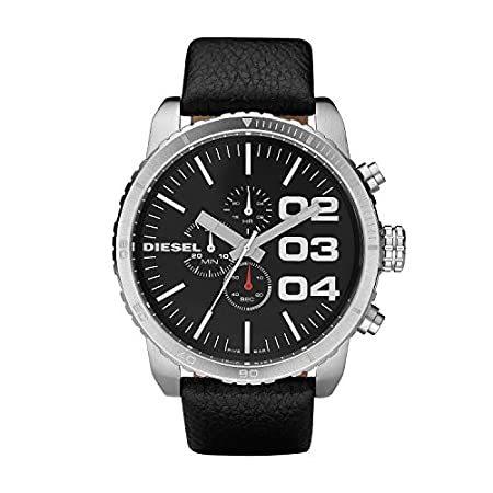 安いそれに目立つ ディーゼル Advanced Franchise Mens Leather Chronograph Watch DZ4208 腕時計