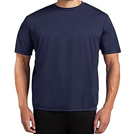 絶妙なデザイン Sport Tallメンズ湿気発散パフォーマンスTシャツソリッドby - ブルー カラー: Tek 半袖