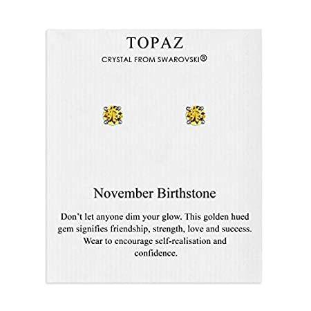 保証書付 11月 トパーズ 誕生石イヤリング 引用カード オーストリア産クリスタル使用 B072182jqd Luxs Yahoo 店 通販 Yahoo ショッピング 手数料安い Mirandasguesthouse Com