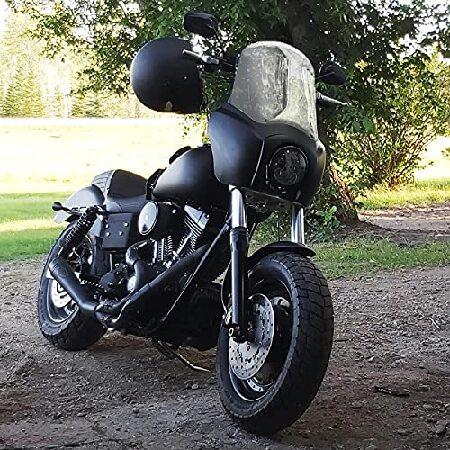 日/祝も発送 Krator ブラック＆クリアトールフェアリングフロント