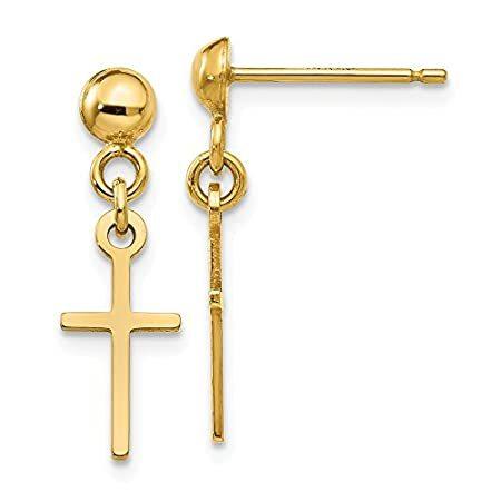 安い購入 14k Yellow Gold Cross Dangle Dangle Earrings L 19 Mm W 6 Mm B07pxwsx6c Luxs Yahoo 店 通販 Yahoo ショッピング 驚きの安さ Jeannesauve Org