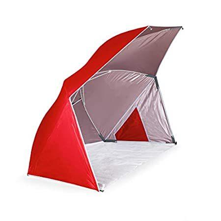【12月スーパーSALE 15%OFF】 ONIVA - a Picnic Time brand Brolly Beach Umbrella Tent, (Red),One Size その他テント