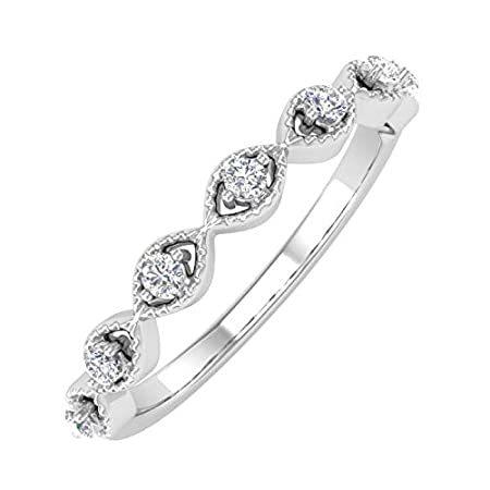 楽天市場 1 10カラットダイヤモンドツイストアニバーサリーリング 14kゴールド Igi認定 新発売の Missbargainhuntress Com