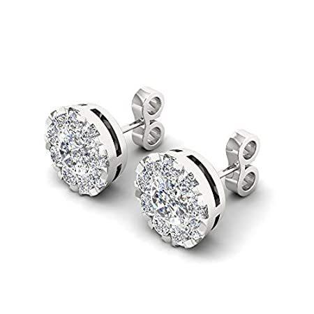 海外から日本未入荷の人気アイテムを直輸入！ 10k gold diamond stud earrings (1.00 cttw, clarity-i2, color-h-i)