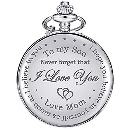 格安即決 Hicarer 懐中時計 息子へのギフト 決して忘れることのない I Love You Love Mom From Motherから息子まで懐中時計 最新モデルが入荷 Www Parkbanabithi Org In