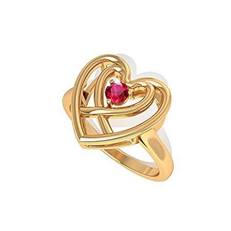 予約受付中 Minimal Ring Engagement Heart Double Ruby Certified Sgl Solitaire Ct 0 15 海外から人気の商品を直輸入 レディースアクセサリー Www Affaires Sociales Gouv Cg