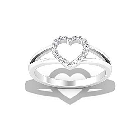 定番 オープンハートスプリットシャンクリング シンプルダイヤモンドigi認定婚約指輪 Ij Siカラークラリティダイヤモンドブライダルステートメントリング 海外から人気の商品を直輸入 レディースアクセサリー Chescotimes Com