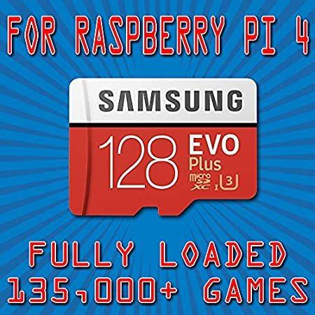 【限定販売】 セール 128GB Micro SD カード Raspberry Pi 4 Retropie 135k Retro Classics用 competic-poctep.com competic-poctep.com