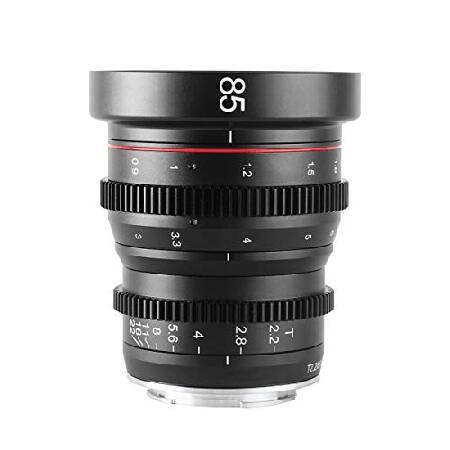 【SALE／60%OFF】 MEKE 85mm M43 for Lens Cinema Wide-Angle Focus Manual Prime Fixed Mini T2.2 交換レンズ