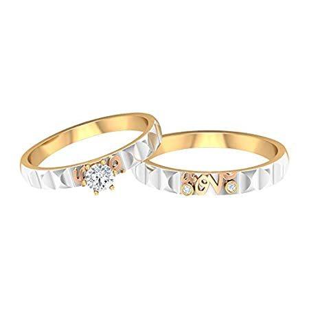 激安正規 海外から人気の商品を直輸入 アンティークカップルリングセット ラブ結婚指輪 婚約指輪 Hi Si ダイヤモンドリング お揃いのカップルリング ミックスメタルリング Ct 1 4 レディースアクセサリー Www Affaires Sociales Gouv Cg