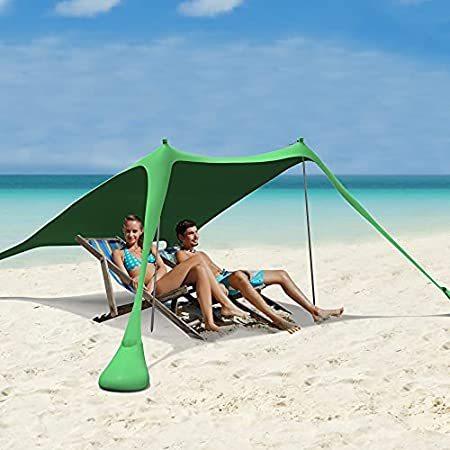 女性に人気！ Lycra Tent Beach Family Up Pop 7’x7.5’ Sun Su Camping Portable Canopy Shade その他テント