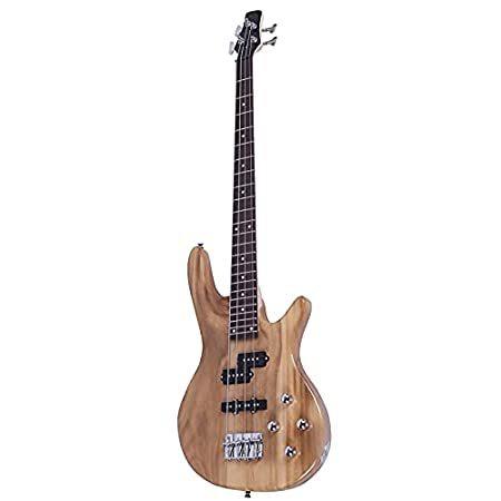 Trlec Bass Guitar Full Size 4 Exquisite Stylish Basswood Bass with Power Li