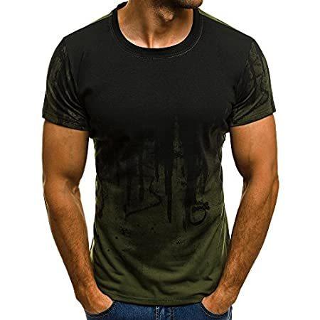 Shirts for Men Fashion Mens Hipster Hip Hop Pullover Graphic Short