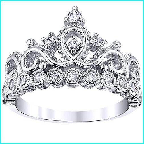 【初回限定お試し価格】 Guliette Verona Silver Princes Crown Ring (7), Lace Ladies 【レースレディース】 95b9574e