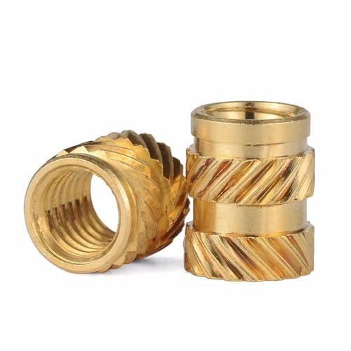 タ*カ様 真鍮製ナット 80個セット (2分・3分) インサートナット ローレットナット 100個セット M3*4mm*5mm 真鍮
