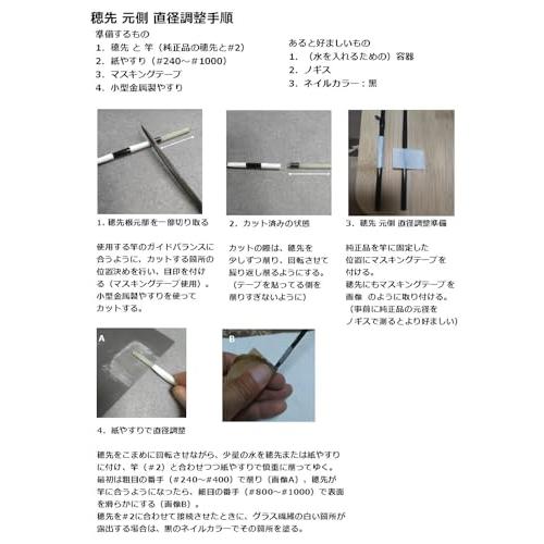 TEAM TSURIO RAINBOW(8) チタン・グラスソリッド 穂先 0.4mm/4.0mm