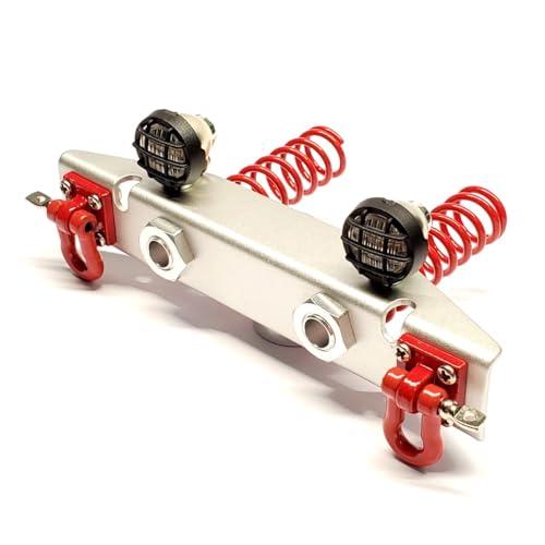 kingfly アルミバンパー LED付き タミヤ WR02/GF01/G6-01シャーシ用