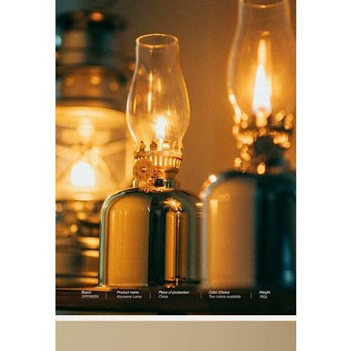 Cywinfow ランタン 灯油ランプ ビンテージ灯油ランプ パラフィンオイル