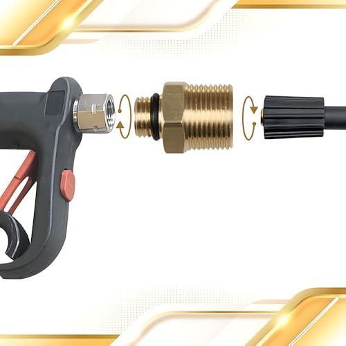 M22 / 14 G1 4 インイン真ちゅうアダプター用高圧洗浄機コネクター