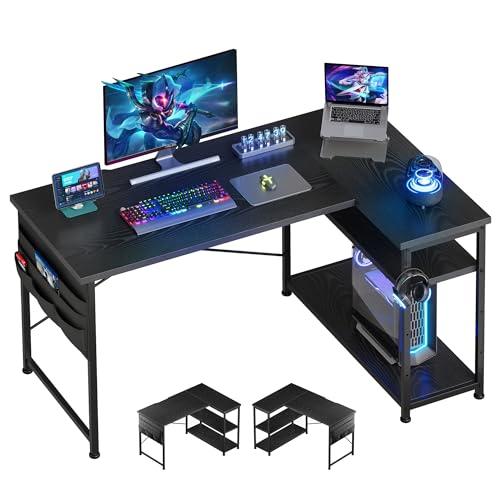 YeTom l字デスク ゲーミングデスク デスク 幅120cm pcデスク コーナー