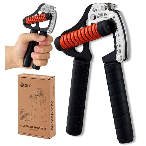GD IRON GRIP ハンドグリップ 握力トレーニング 負荷調整とグリップ幅