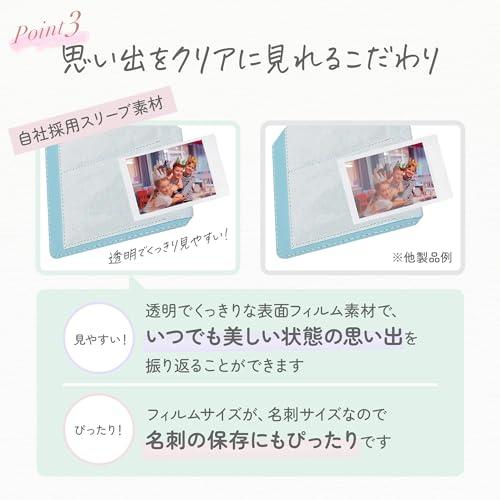 VOW&ZON チェキ アルバム チェキ帳 instaxmini 用 大容量 instax mini
