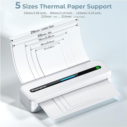 Pmo M832 モバイルプリンター a4 サイズ ポータブルプリンター Amazon.co.jp: Phomemo M832 スマホ プリンター モバイル