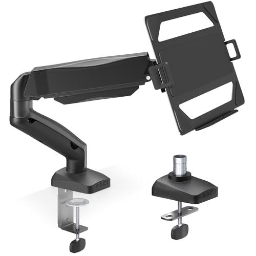 ACCURTEK ノートパソコン対応 トレイ付きモニターアーム ノートPC17