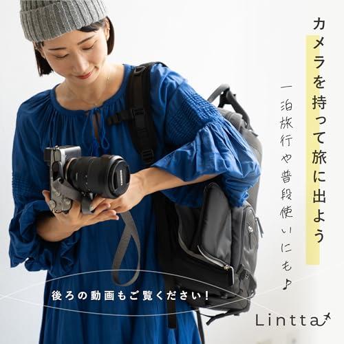 Lintta ブラックバックパック 中型 LINTTA リンタ カメラバッグ ブラック 14.5L : LUXSPEI - 通販