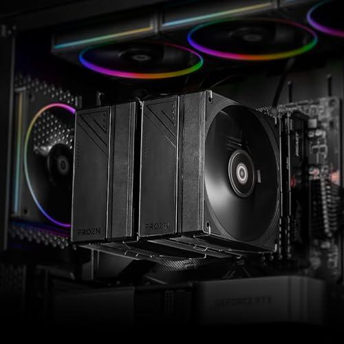 冷却機能付きクーラー 黒 ID-COOLING FROZN A620 PRO SE - ブラックアウトデュアルタワーエアCPU
