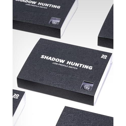 Kailh Shadow Hunting ロープロファイルキースイッチ(20個入り Kailh Shadow Hunting ロープロファイルキースイッチ(20個入り