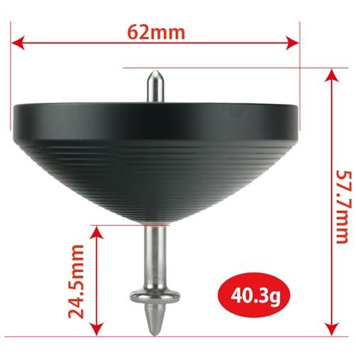 こま世界大会 認定こま ハヤブサ角軸 V7 ブラック : LUXSPEI