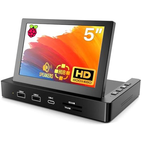 ROADOM 小型モニター 5インチミニモニター ラズベリーパイ